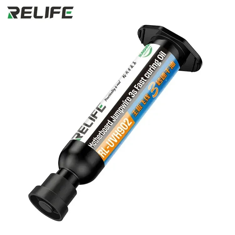 RELIFE RL-UVH902 3 Seconds Quick Drying Oil | UV Curing Solder Mask for PCB Repair