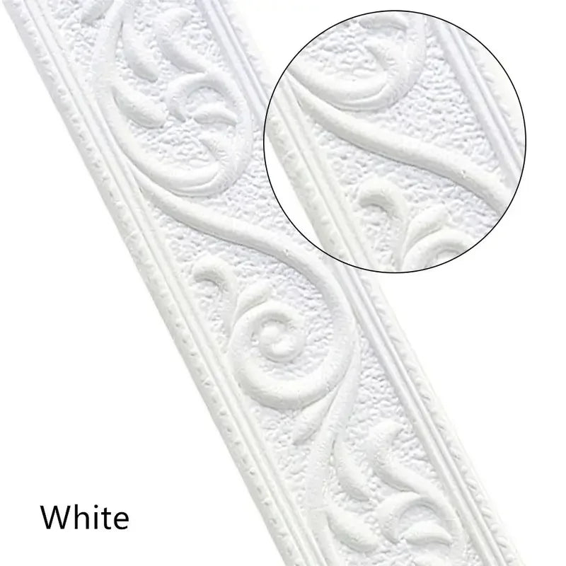 1Pc 230x6cm Fashion Self Adhesive Wall Sticker | Waterproof Thickened Border Strip