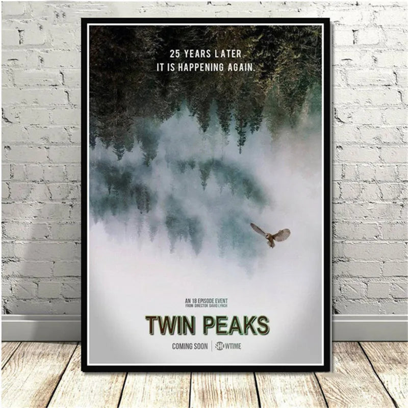 Série télévisée Twin Peaks Affiches d'anime de films classiques et impressions sur toile Peintures d'art murales pour la décoration intérieure du salon