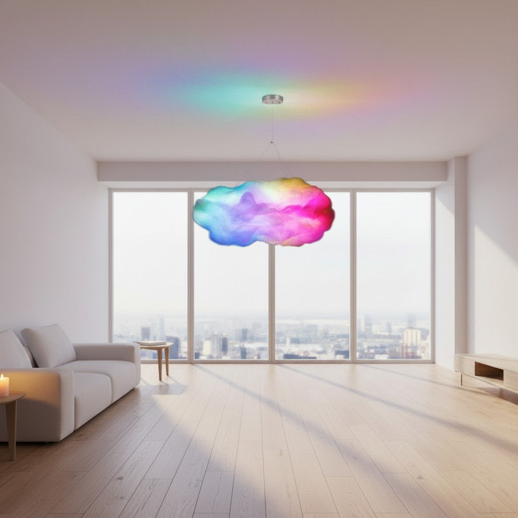3D Cloud LED Lamp Multicolor Bedroom Light Music Sync Thunder Clouds Smart USB