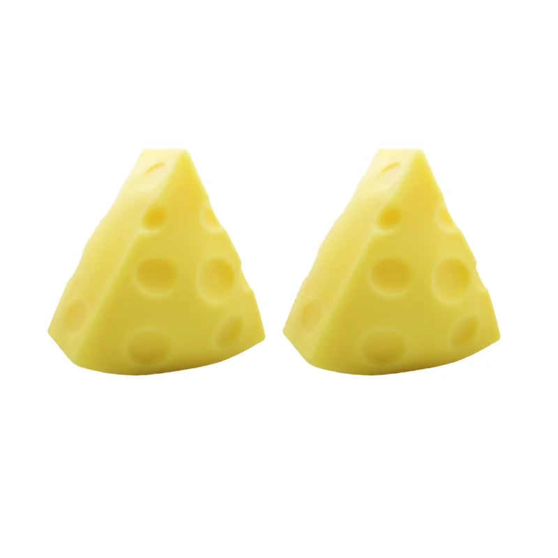 Jouet anti-stress moelleux en forme de fromage | Jouet anti-stress à rebond lent pour adultes