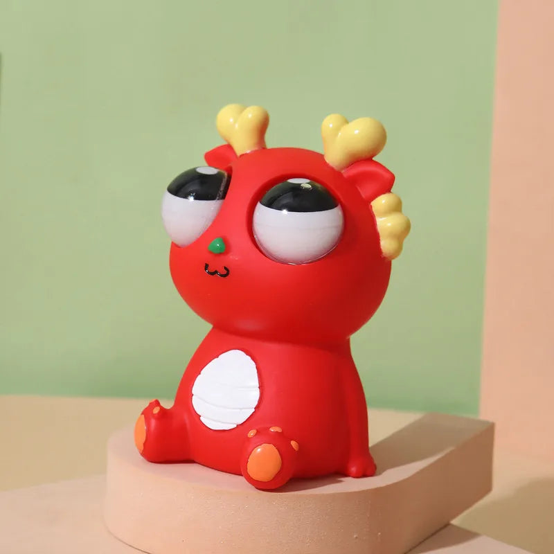 Silly Eyeball Pop Squeeze Toys | Stress Relief Animal Gifts for Kids and Adults