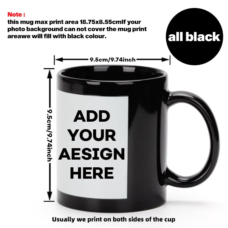 Custom Coffee Mug with Photo and Text | Personalized Gift Idea