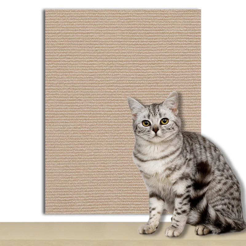 Protector de sofá antiarañazos para gatos | Alfombrilla rascadora autoadhesiva para gatos