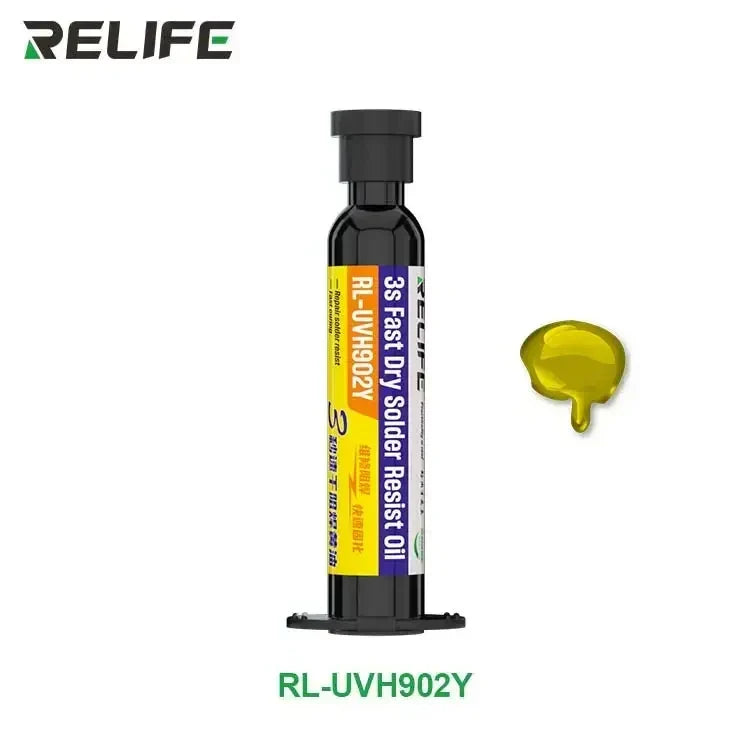 RELIFE 3 Seconds Quick Drying UV Oil | PCB Repair & Solder Mask Tool