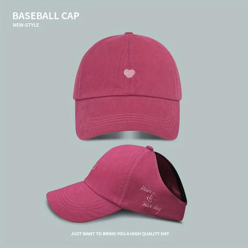 Summer Ponytail Baseball Cap | Breathable Outdoor Sun Hat for Women