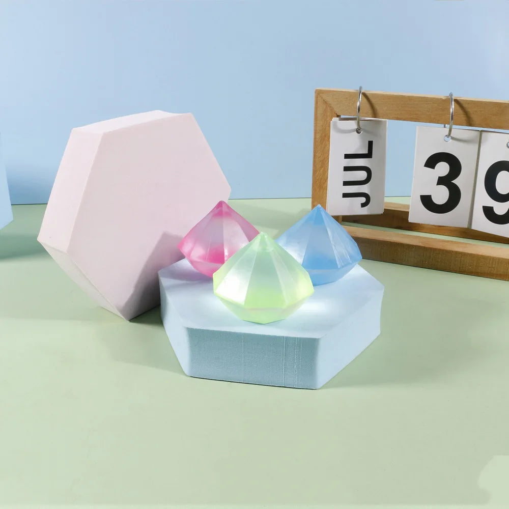 Ice Cube Fidget Toy | Stress Relief Squeeze Ball for Anxiety and ADHD