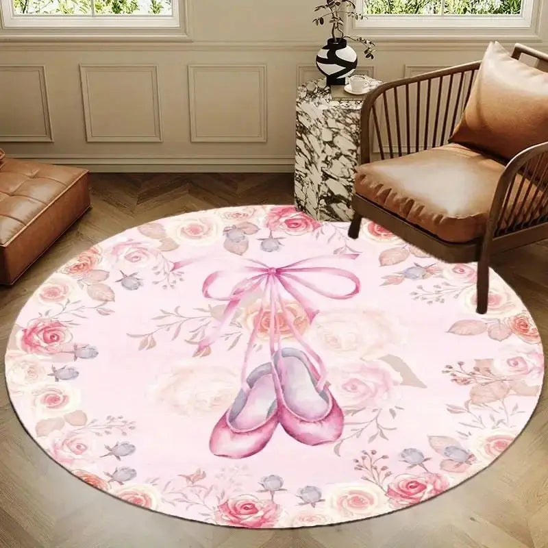 Alfombra de pelo bouclé dulce estampada VIKAMA, alfombra suave y gruesa para sala de estar, dormitorio y mesa de café, alfombrillas fáciles de limpiar.