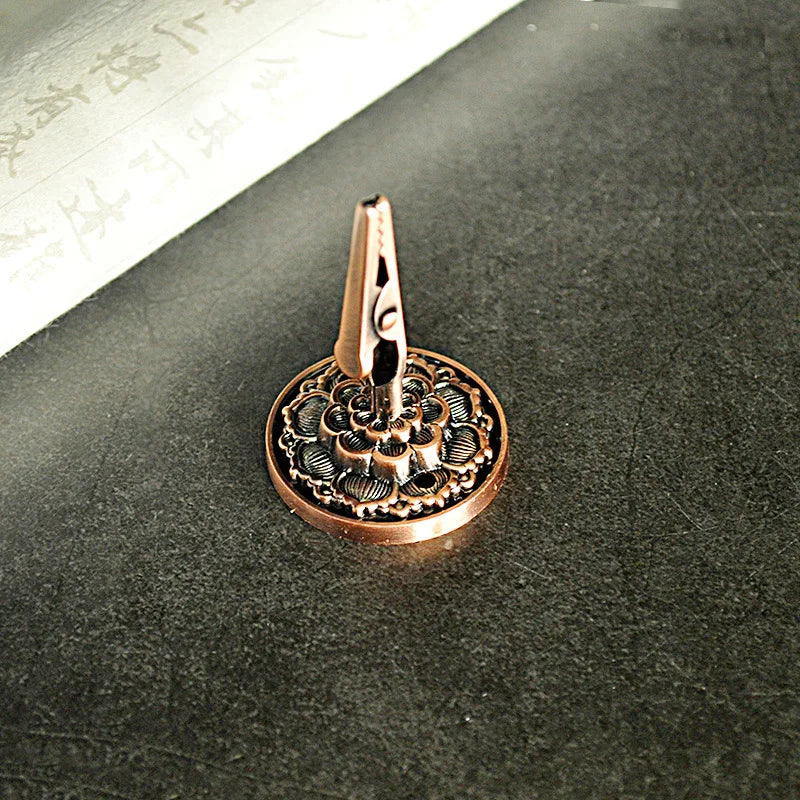 Mini Lotus Flower Incense Burner | Incense Coil Holder and Stick Holder for Home Decor