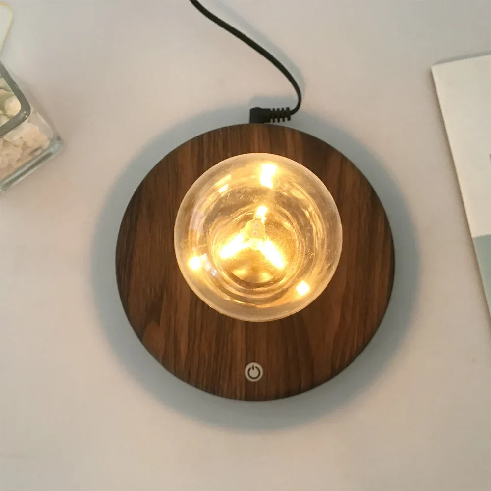 Magnetic Levitation Floating LED Bulb Lamp Desk Night Light Home Decor Gift