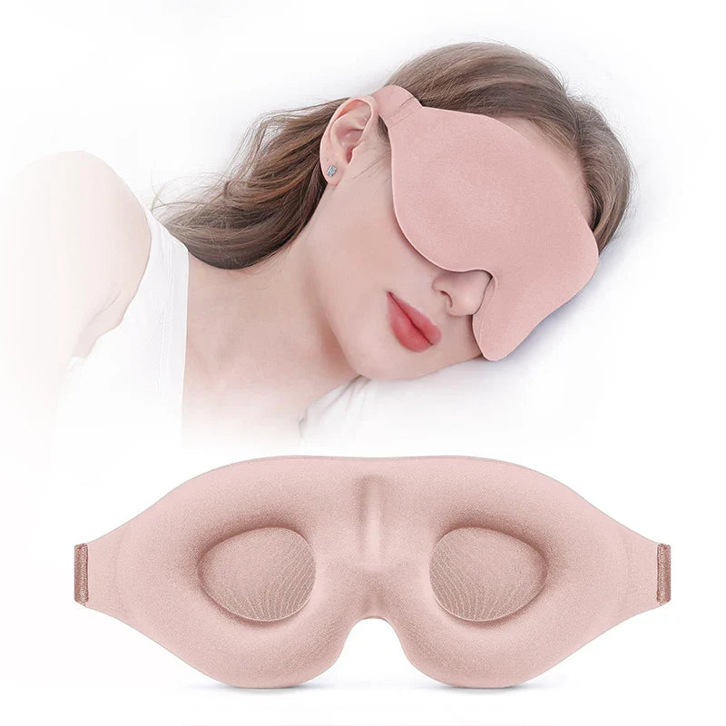 3D Sleeping Eye Mask | Soft Tiredness Relief Blindfold for Unisex