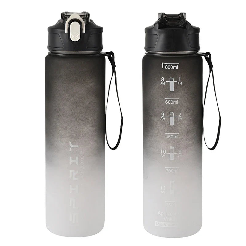 Peace 800ml Large Capacity Sports Water Bottle | Leak Proof Plastic Cup for Gym Outdoor Travel