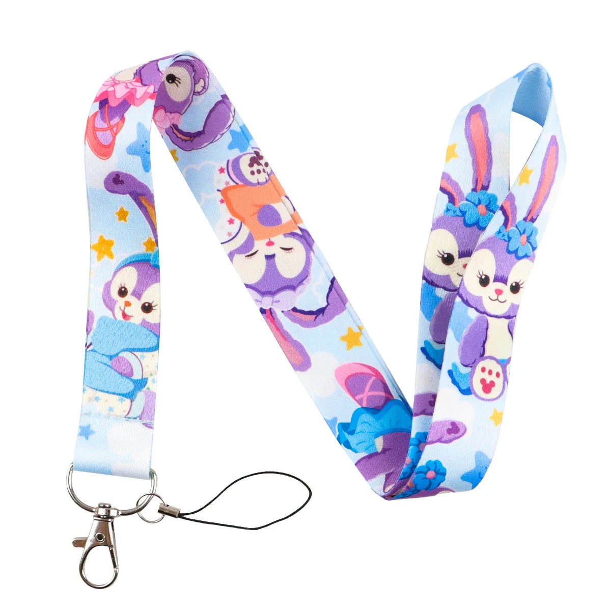 Cartoon Animal Keychain Lanyard | Anti-Lost Rope Strap for Keys