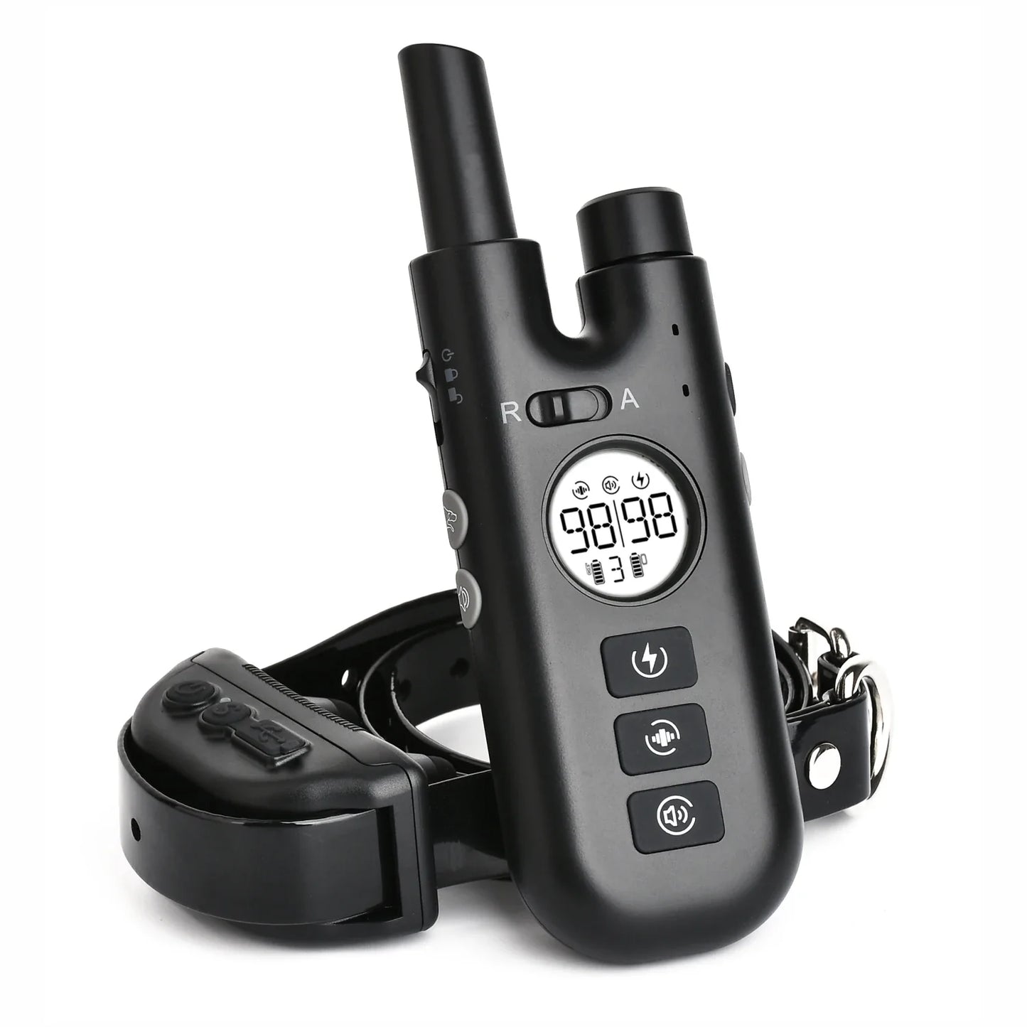 Dog Training Collar 800M Remote Waterproof Rechargeable No Bark Control Collar 2in1