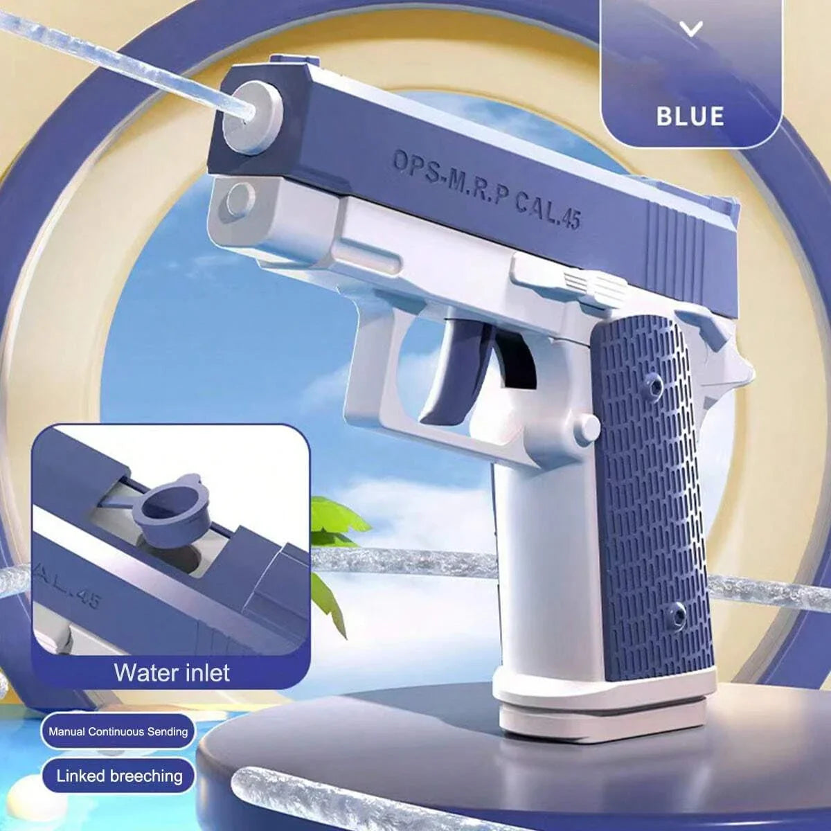 Rechargeable Automatic & Manual Electric Water Gun | 32 FT Range for Kids & Adults