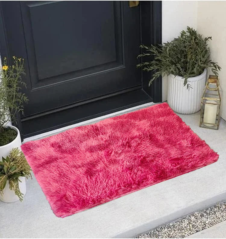 VIKAMA 40*60 Paillasson Tapis de bienvenue Tapis doux pour salon Tapis de chambre Tapis de sol doux et chaud pour l'hiver Tapis de chambre Décoration de la maison
