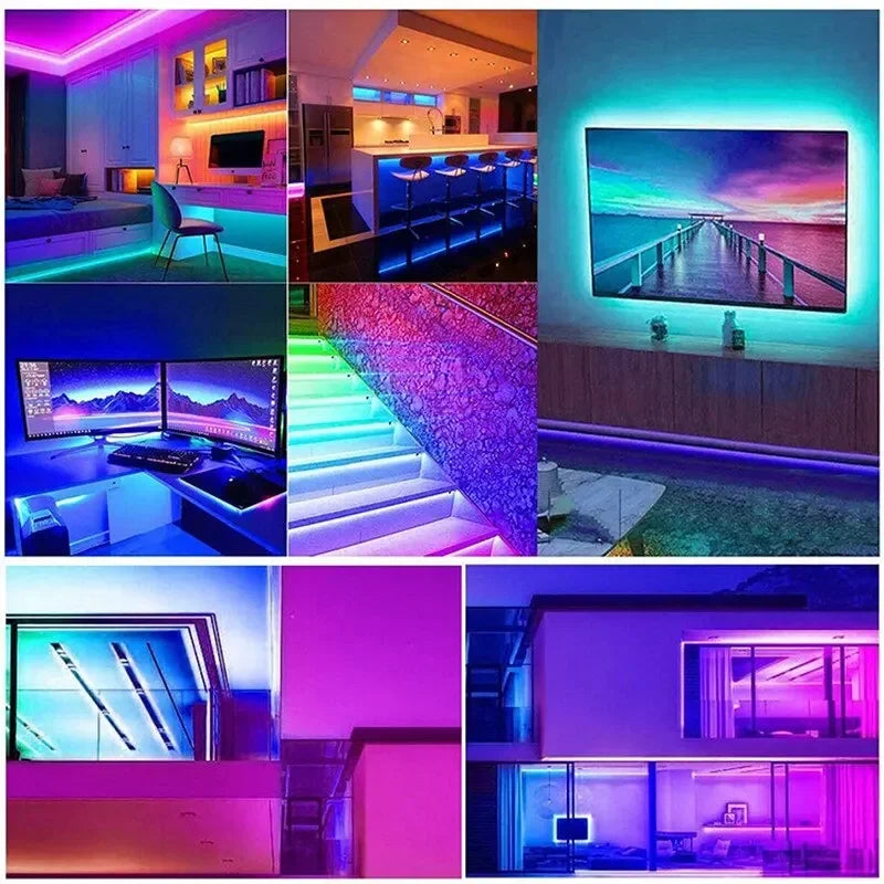 2m USB LED Strip Lights | RGB SMD2835 TV Background Lighting with IR Remote