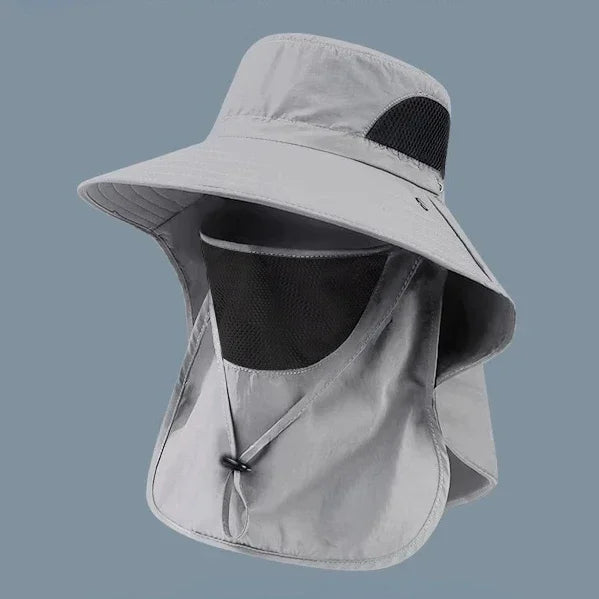 All-Season Outdoor Sun Hat | UV Protection Fishing Cap with Neck Flap