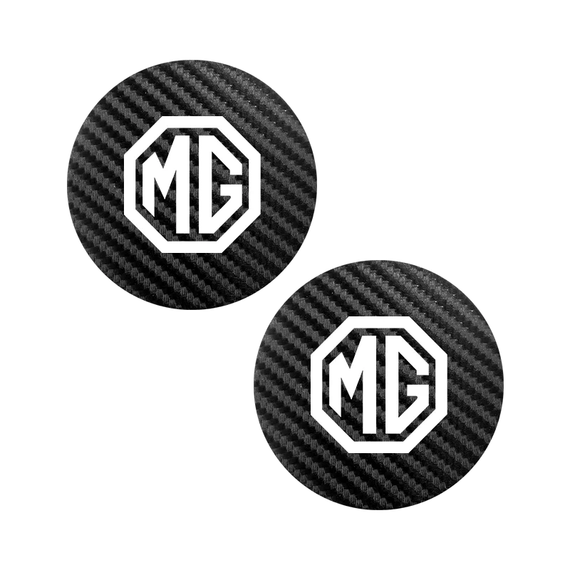 2Pcs Car Coasters Carbon Fiber Cup Holder Mat | Interior Accessories for MG Models