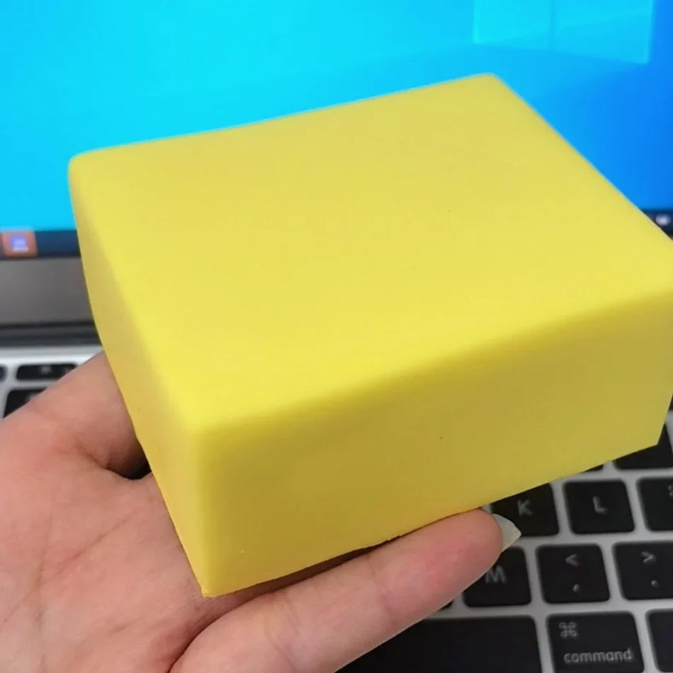 Jouet à presser en forme de brique de lait moelleuse et douce | Jouet anti-stress à rebond lent