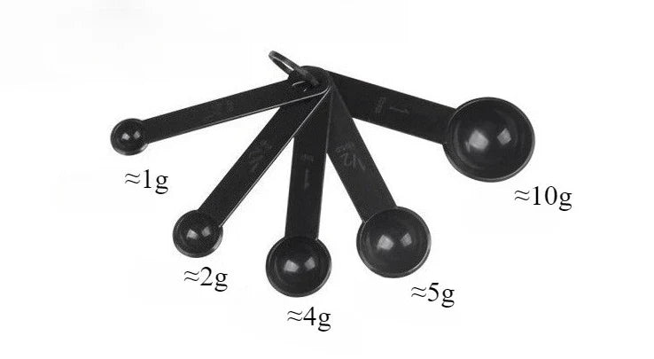 PP Measuring Spoon Set | Lightweight Plastic Kitchen Scoops