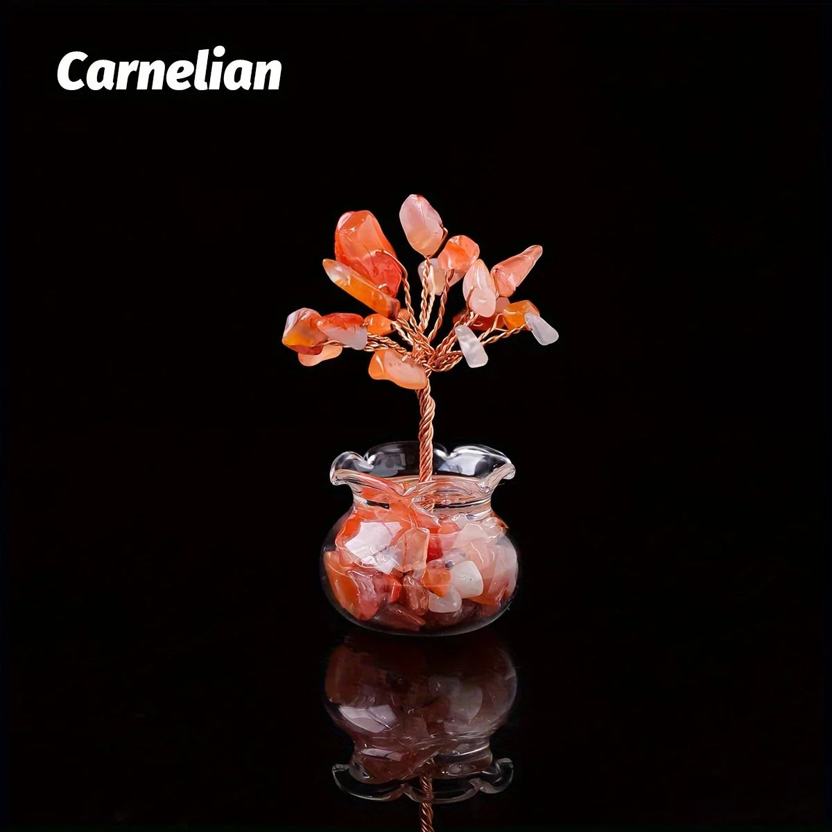 Arbre en gravier de cristal d'améthyste : Fil de cuivre fait main, Pierres de guérison, Décoration miniature pour la maison, méditation, décoration