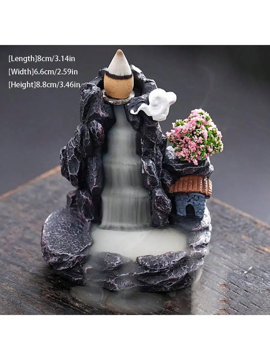 Resin Incense Burner with Smoke Reflux | Creative Home Aromatherapy Decor