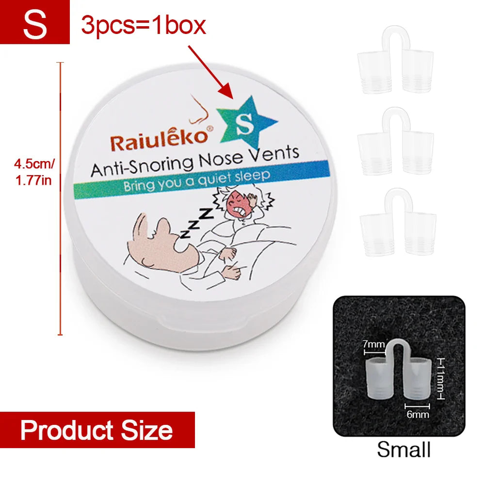 Anti Snoring Nasal Dilator | Nose Clip for Silent Sleep Aid