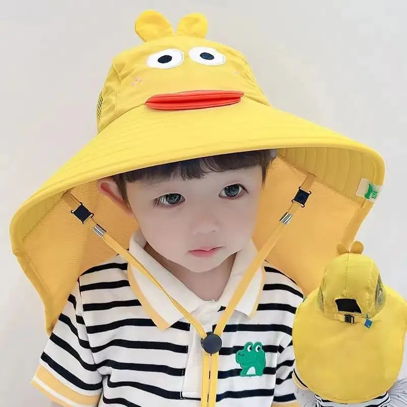Summer Children's Sun Hat | Foldable Baby Beach Hat with UV Protection