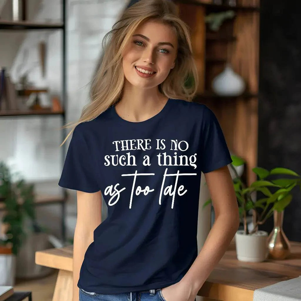 Il n'y a pas de date limite t-shirt de motivation