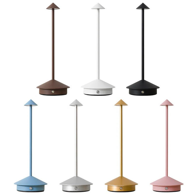 Wireless LED Table Lamp with Touch Dimming | Cordless Ambient Lighting