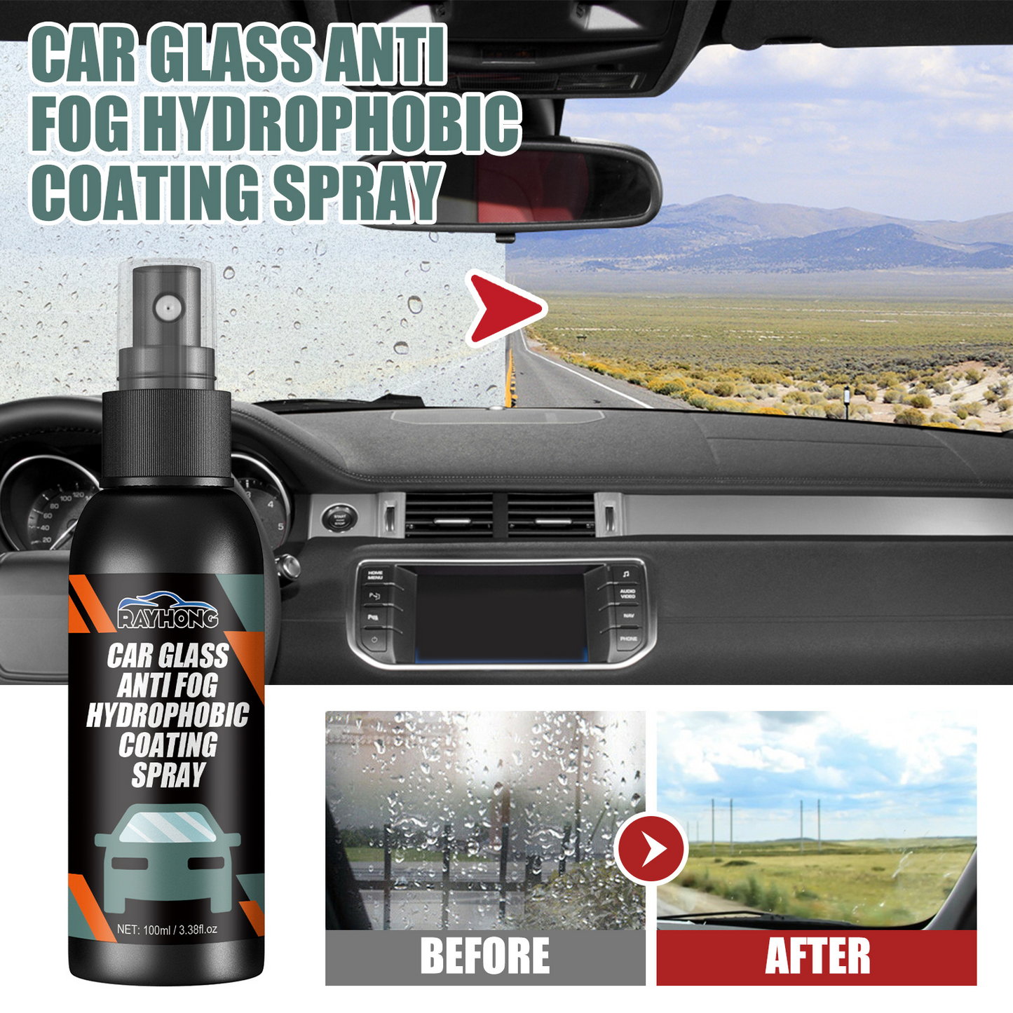 RainSafe Auto Glass Shield