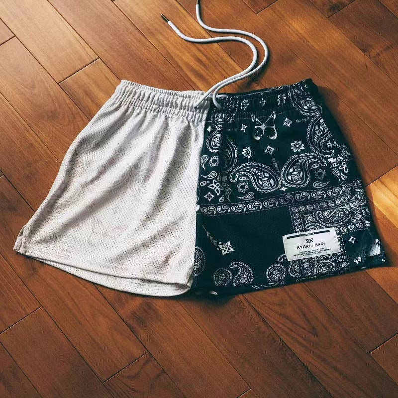 Shorts pour hommes et femmes en maille respirante décontractée et ample pour l'été