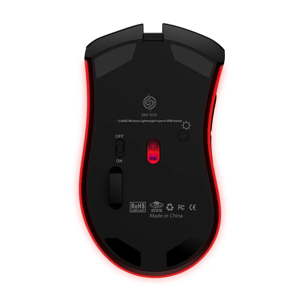 BM600 Hybrid Wireless RGB Gamer Mouse