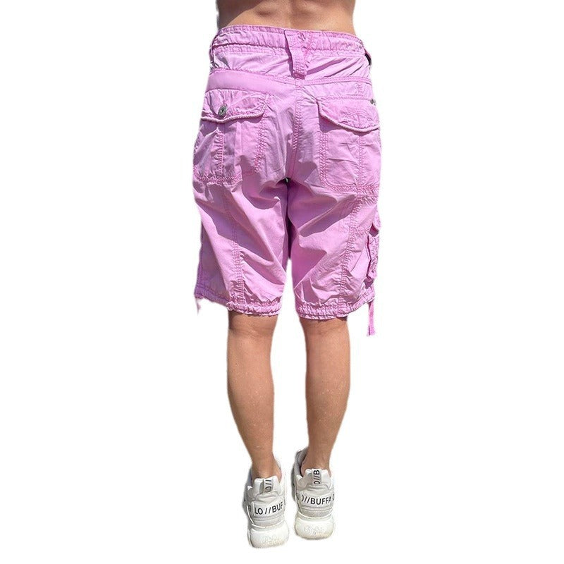 Pantalon mi-long ample et décontracté
