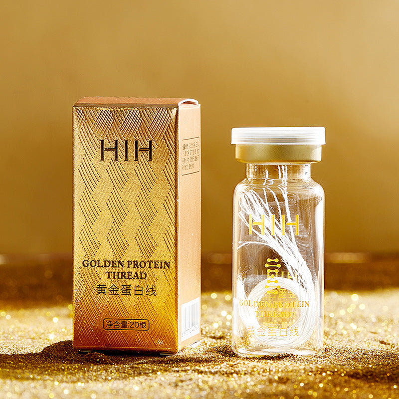 Kit de Péptidos de Proteína Dorada, Set de Productos para el Cuidado de la Piel de Salón de Belleza, Esencia Líquida de Hilos Tensores de Oro