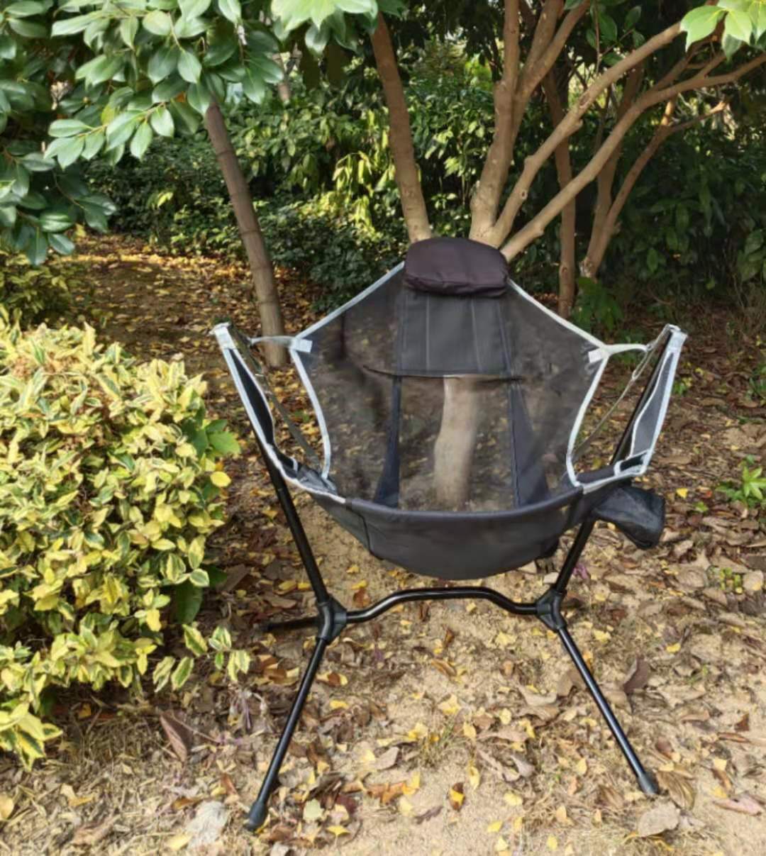Silla plegable de exterior Silla mecedora de exterior Silla mecedora Silla colgante Silla luna Silla de barbacoa Silla de playa