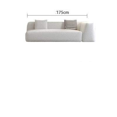 Sofá modular minimalista italiano para sala de estar nórdica