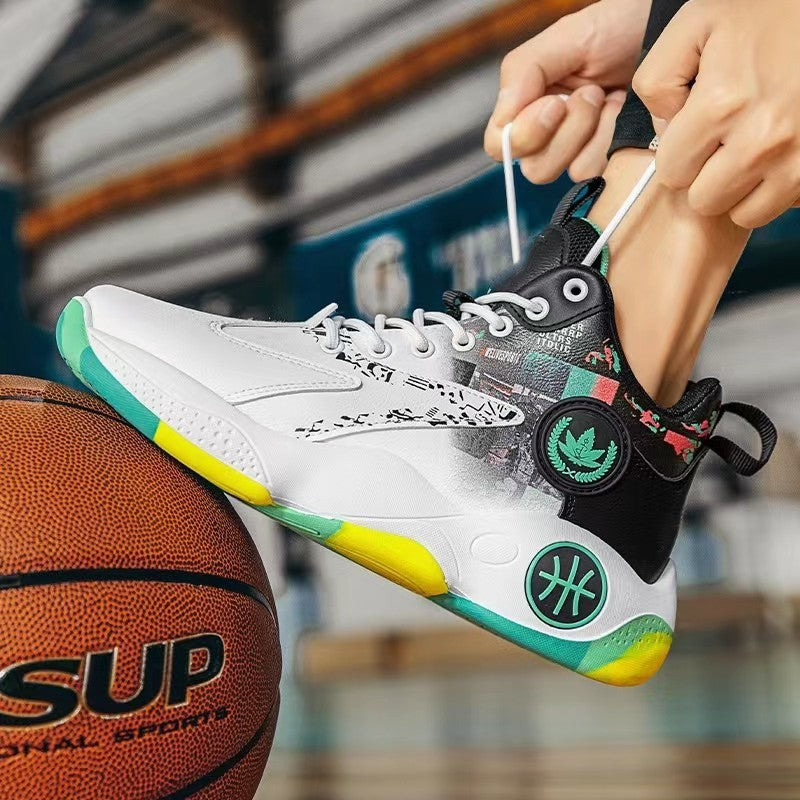 Chaussures de basket-ball pour jeunes Chaussures de sport décontractées résistantes à l'usure