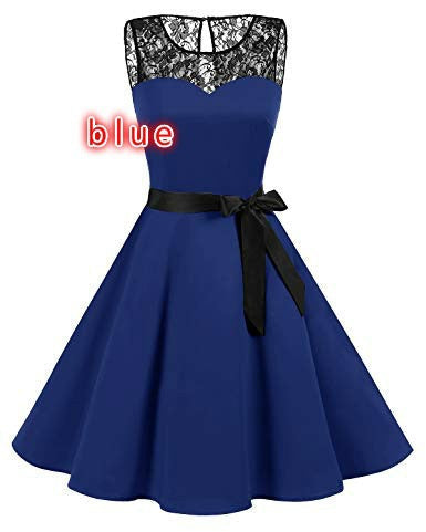 Vestido sin mangas de talla grande con puntilla y encaje botella