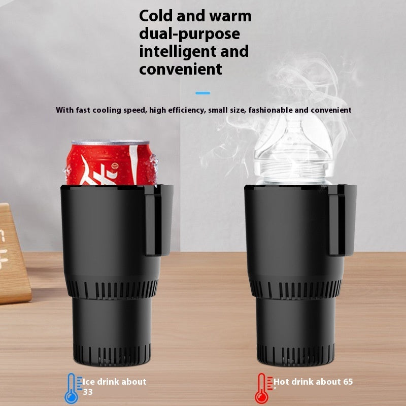 Tasse de refroidissement et de réchauffement embarquée, tasse de réfrigération rapide, chauffage 12V, tasse de chauffage, double usage, refroidissement