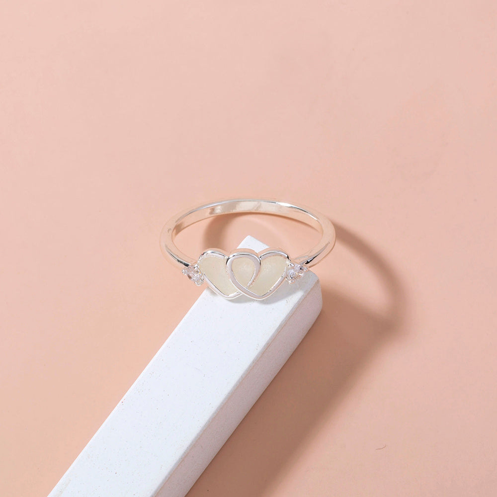 Anillos de San Valentín que brillan en la oscuridad