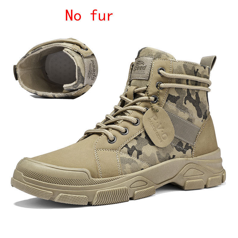 Botas de invierno de algodón polar para hombre