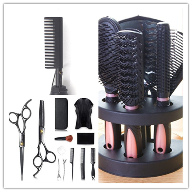 Juego de peines para cortar el pelo de mujer y hombre, espejo de maquillaje con secador de pelo, juego de peines especiales para peinar y dar volumen para mujeres