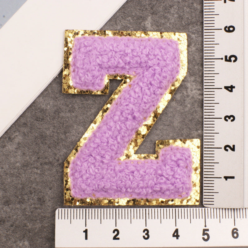 26 Patchs de Vêtements Brodés avec Lettres