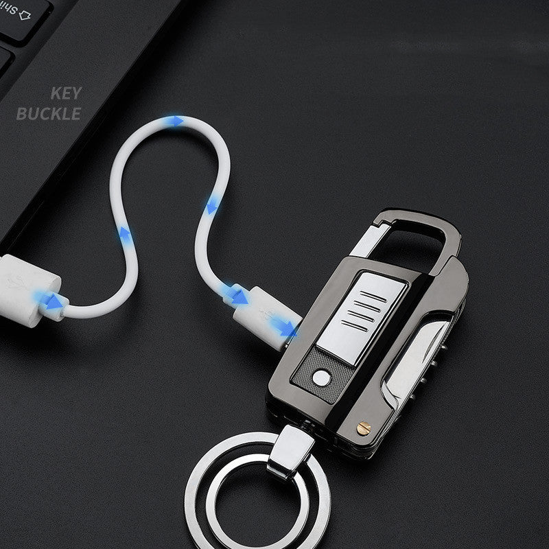 Briquet Multifonction HT2101 Porte-clés USB Rechargeable