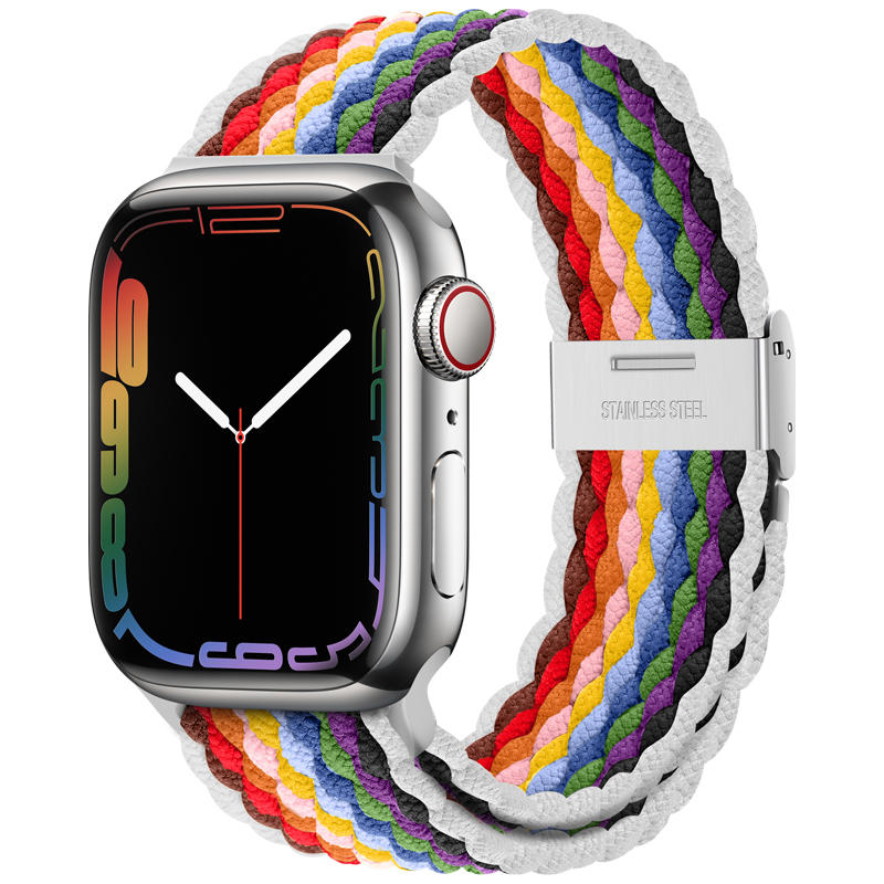 Correa de reloj elástica tejida de nailon creativa