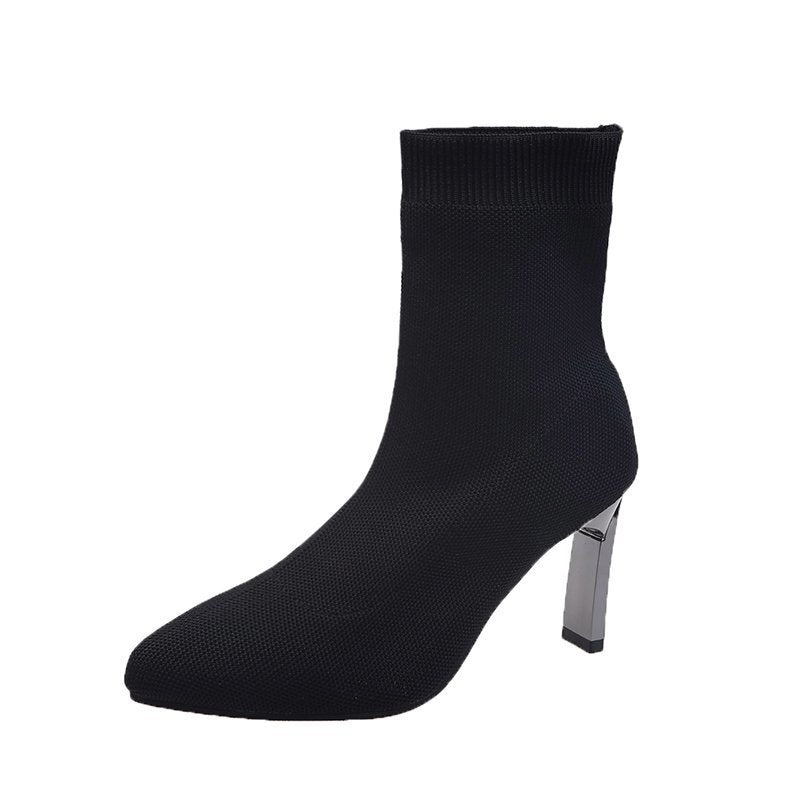Pointed Toe Boots Women Shoes