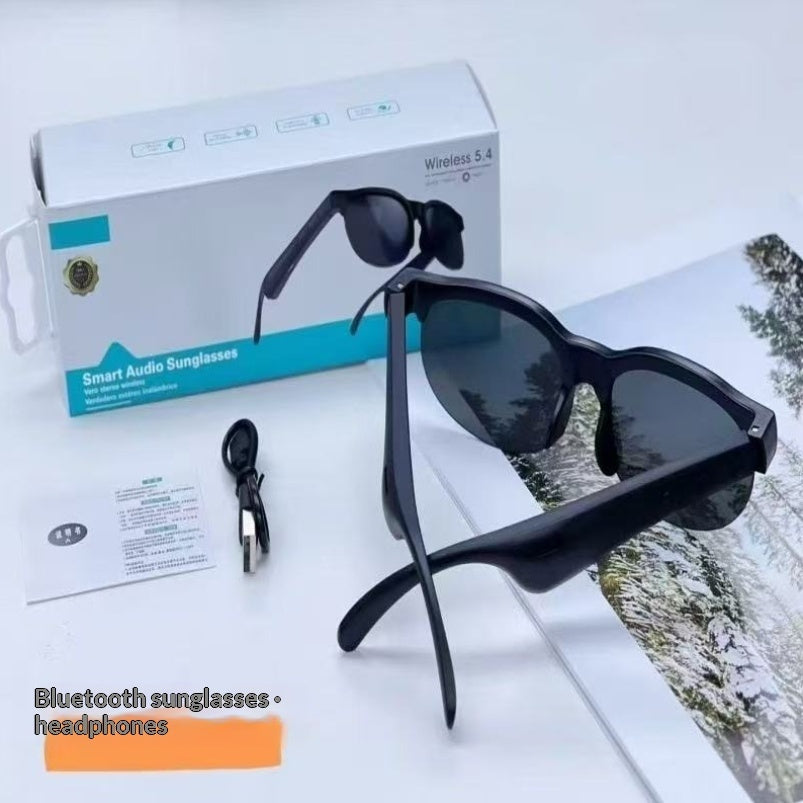 Gafas Bluetooth con auriculares de traducción inteligente con IA