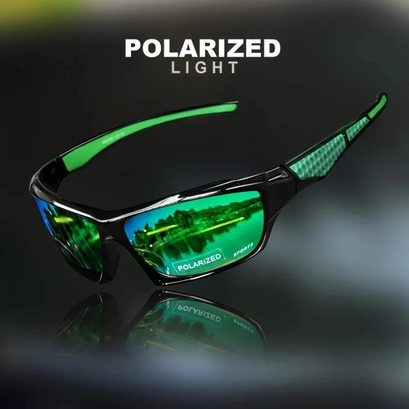 Gafas de sol polarizadas deportivas de moda | Gafas con montura redonda con protección UV para hombres y mujeres